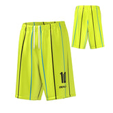 Basketball Shorts Lines - Neon Yellow